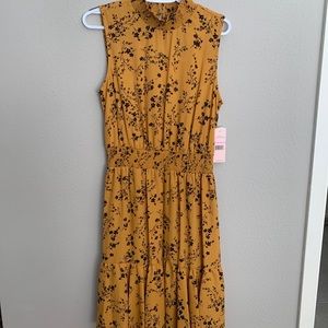 Nanette Lepore mustard dress